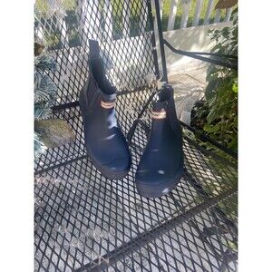 Hunter Original Chelsea Women's Waterproof Ankle Rain Boots Navy Size US 8